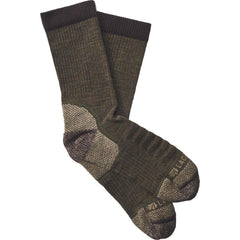 Lacrosse Men's Copper Merino Socks  Lightweight Crew Olive X-Large