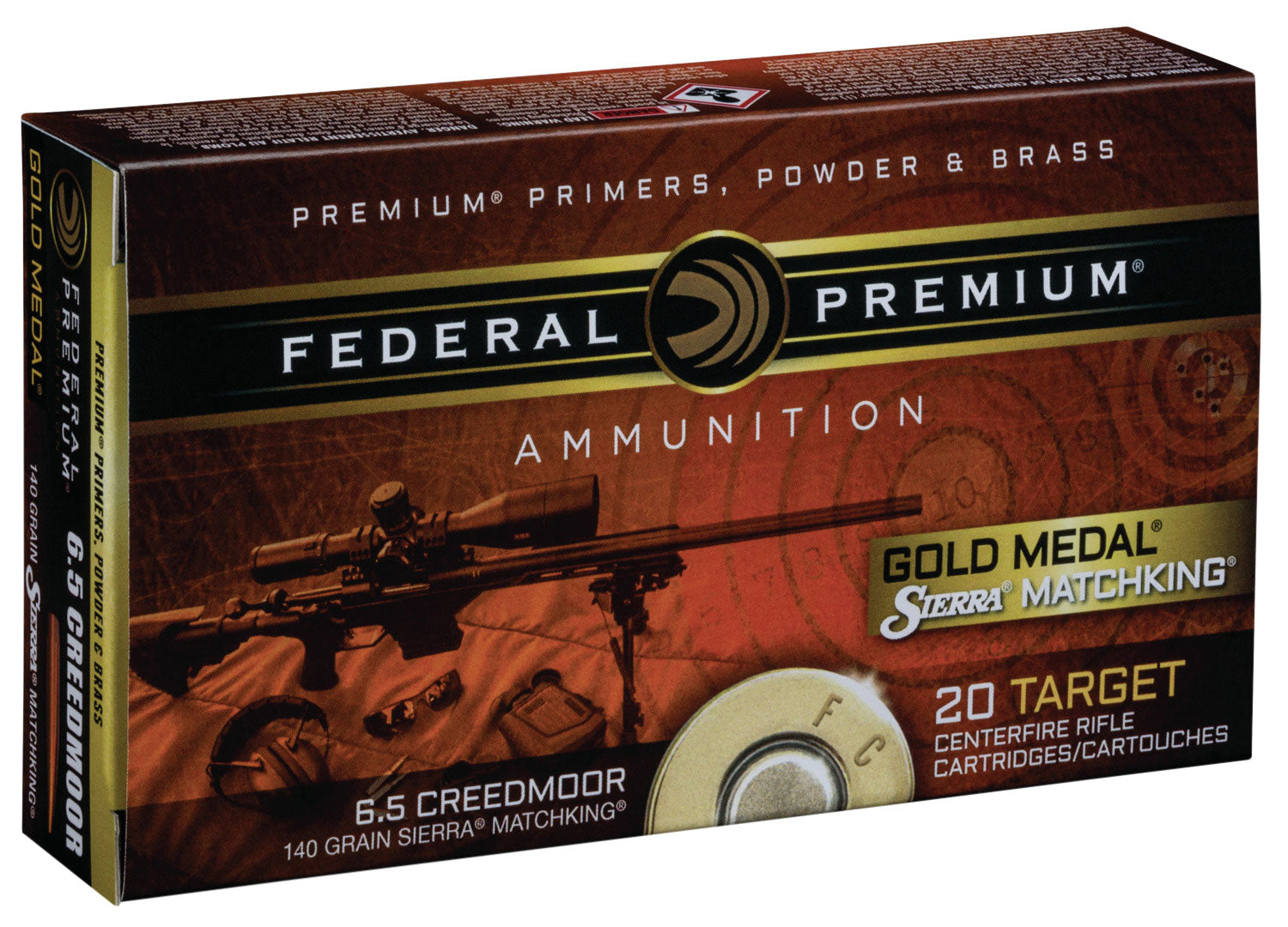 Federal Gold Medal Sierra MatchKing HPBT Ammo