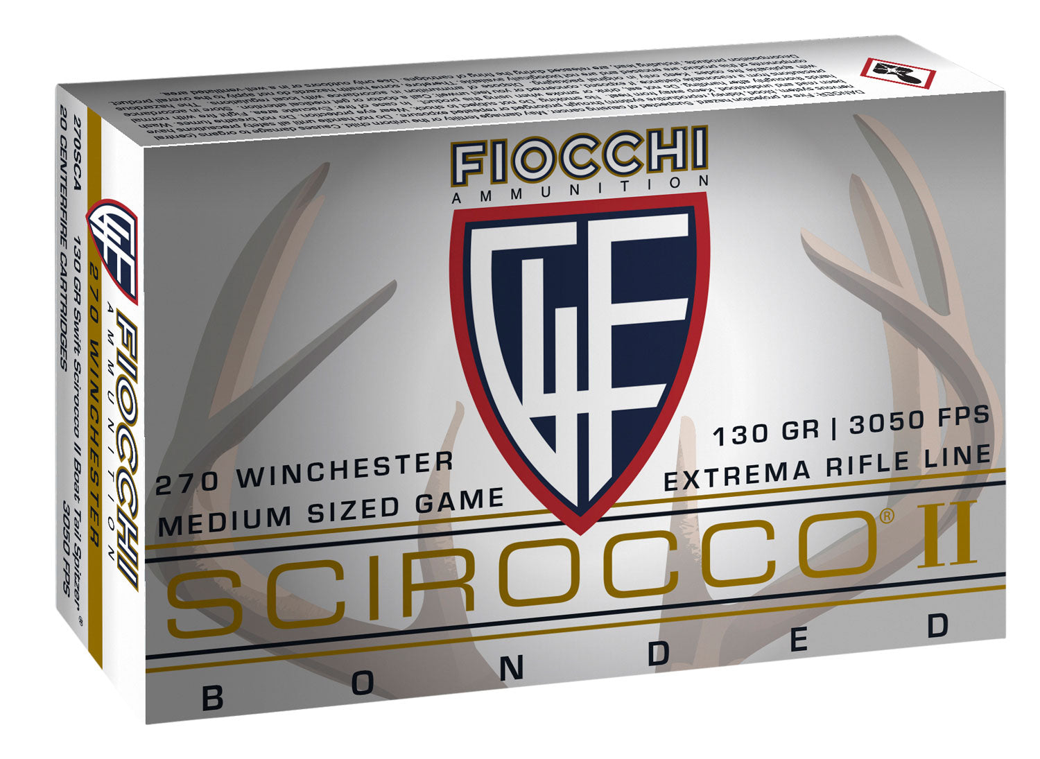 Fiocchi Extrema Hunting Spitzer Boat Tail Ammo