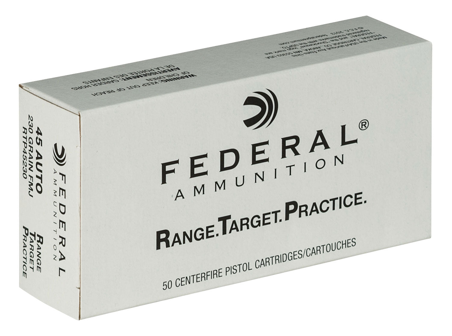 Federal Range And Target FMJ Ammo