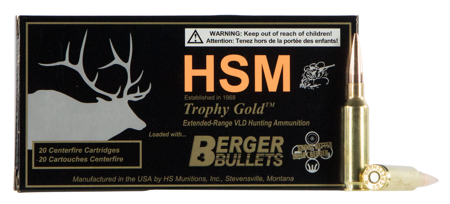 HSM Trophy Gold Hunting Very Low Drag Ammo