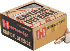 Hornady 90014 Critical Defense FTX 25 Automatic Colt Pistol (ACP) 35 GR Flex Tip Expanding 25 Bx/ 10 Cs