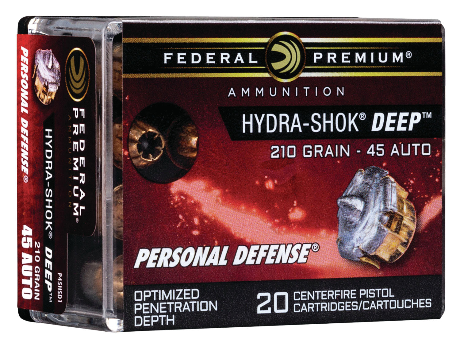 Federal Premium Personal Defense Automatic Colt ACP Hydra-Shok Deep HP Ammo