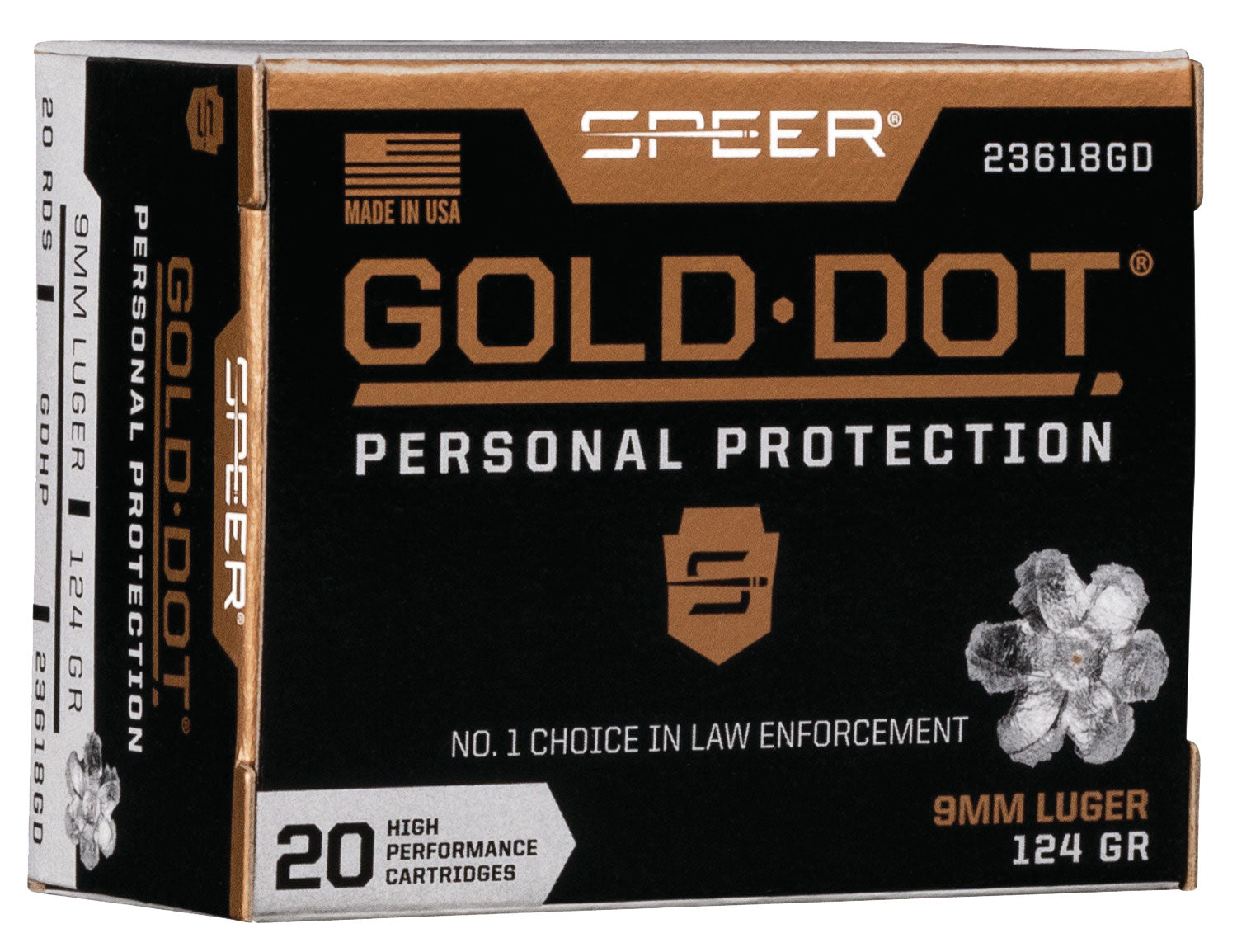 Speer Gold Dot Personal Protection Luger HP Ammo