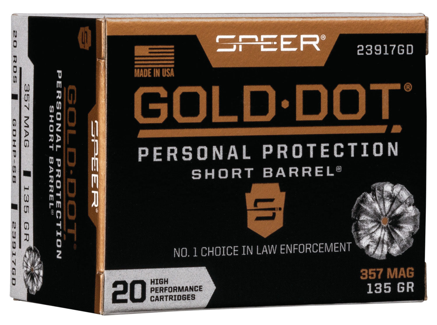 Speer Gold Dot Personal Protection Short Barrel HP Ammo