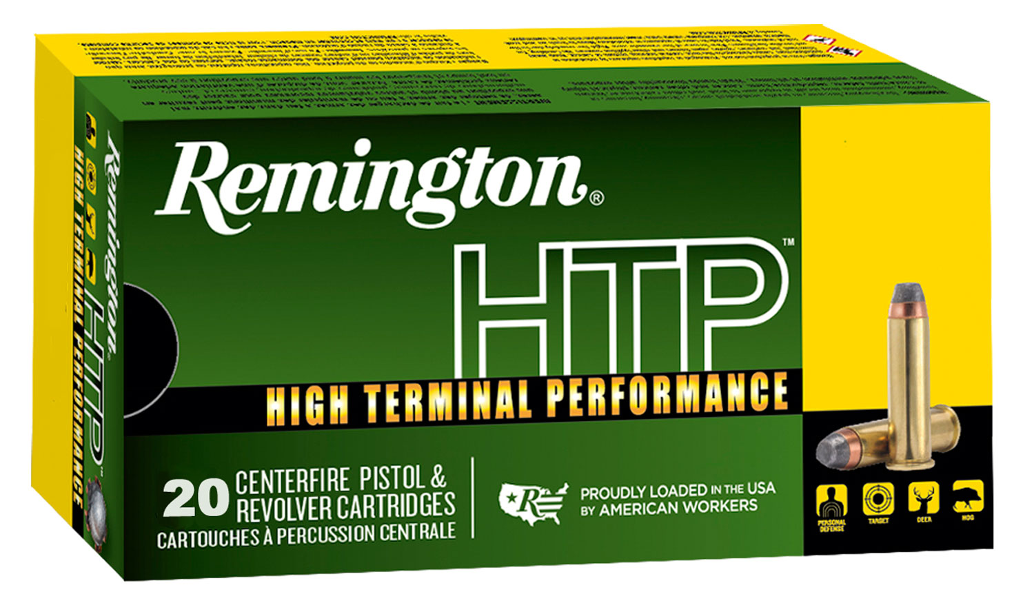 Remington High Terminal Performance Automatic Colt ACP JHP Ammo