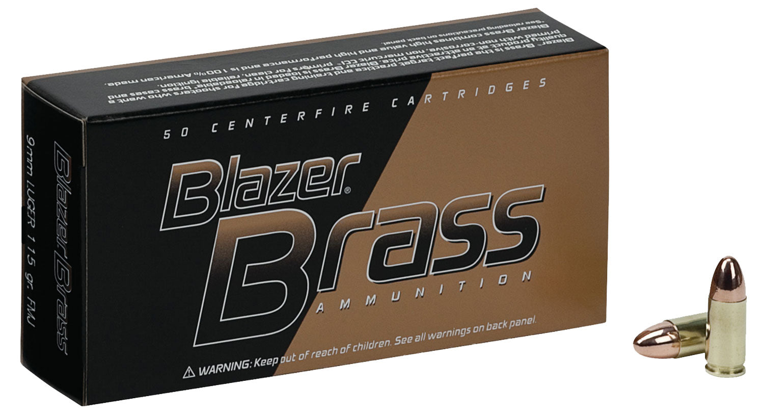 CCI Blazer Brass Luger FMJ Ammo