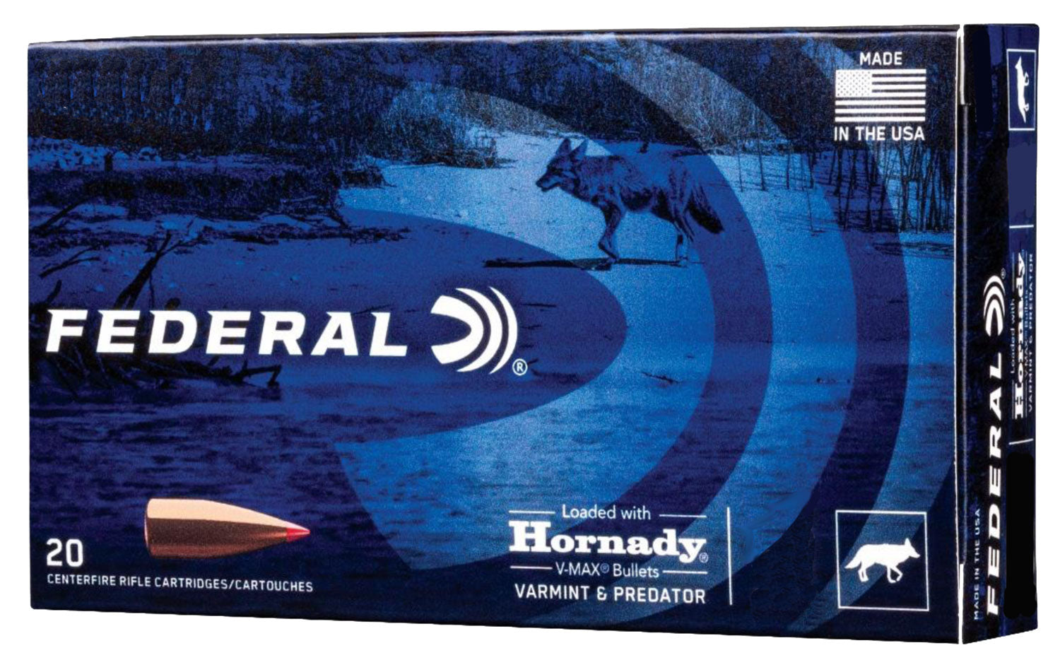 Federal Varmint Predator Hornady V-Max VMX Ammo