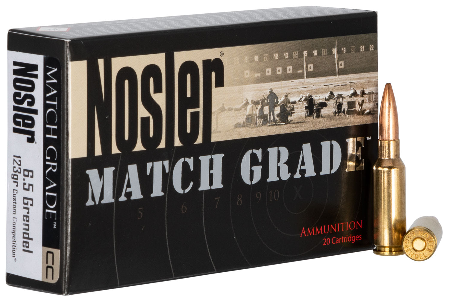 Nosler Match Grade Boat Tail BT HP Ammo