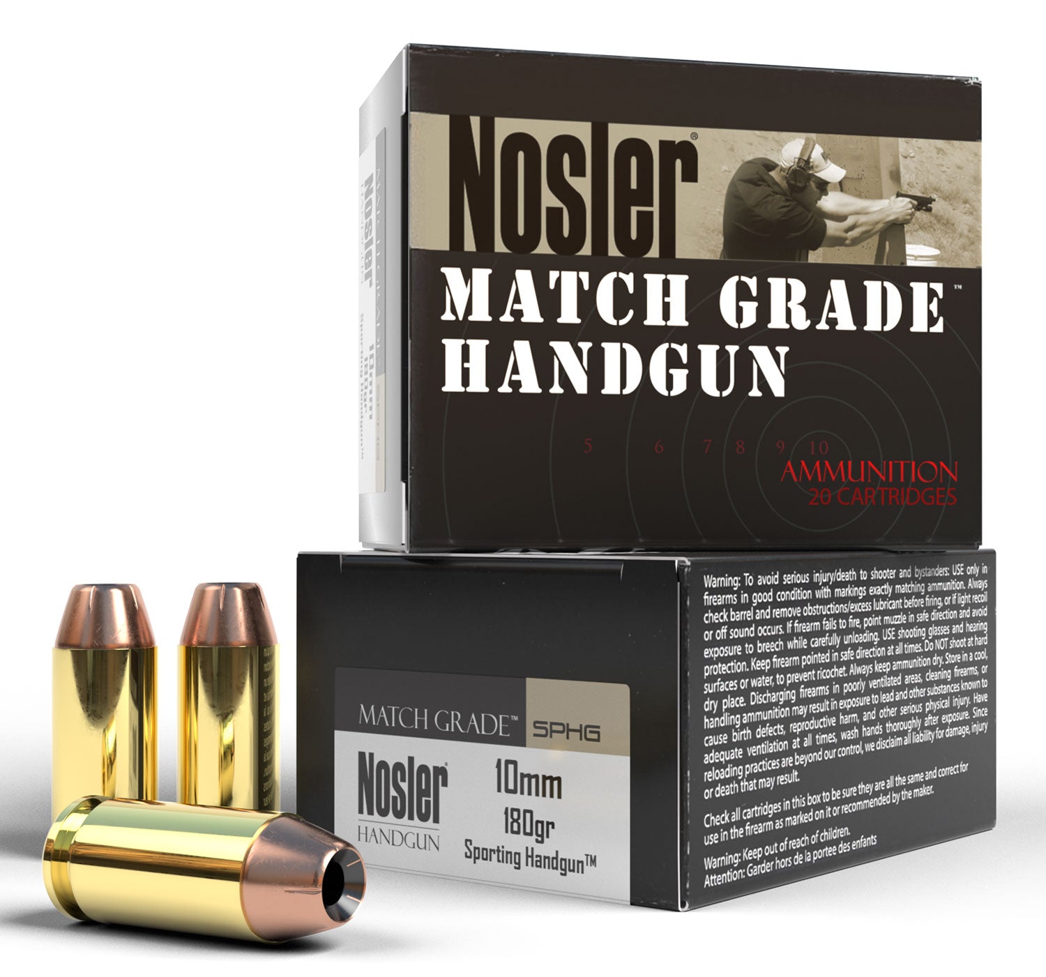 Nosler Match Grade JHP Ammo