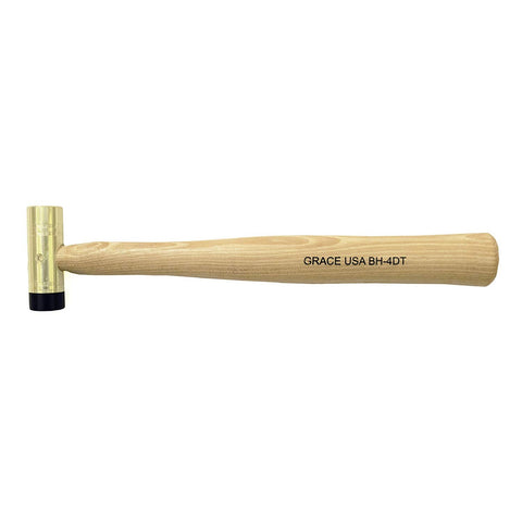 Grace USA Delrin Tipped Brass Hammer-4 oz