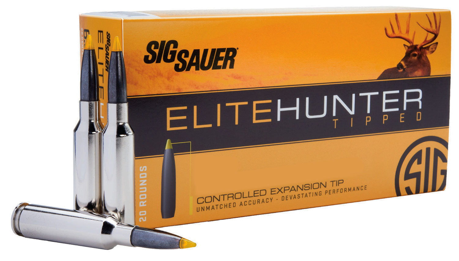 Sig Sauer Elite Hunter Tipped Springfield Controlled Expansion Tip Ammo