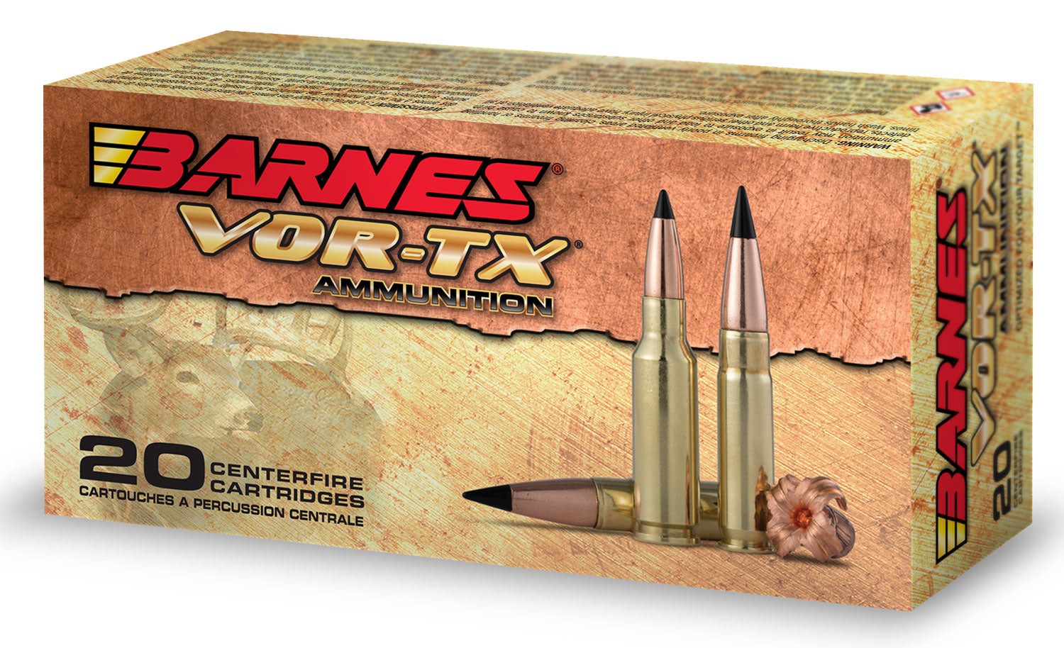 Barnes VOR-TX Tipped Boat Tail TSX Ammo