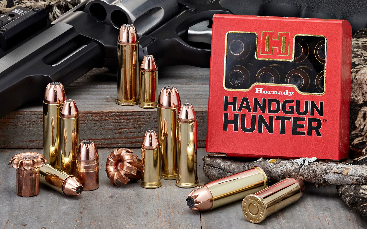 Hornady Hunter Luger MonoFlex +P Ammo