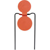 EzAim Holey Spinner Target Orange 2 Circles