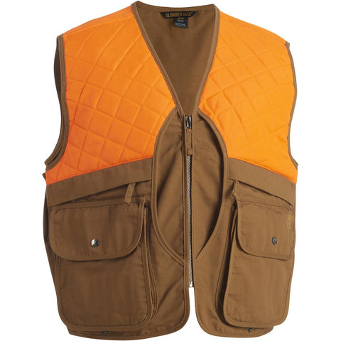 SJK Flush Upland Vest Blaze/Brown 2X-Large