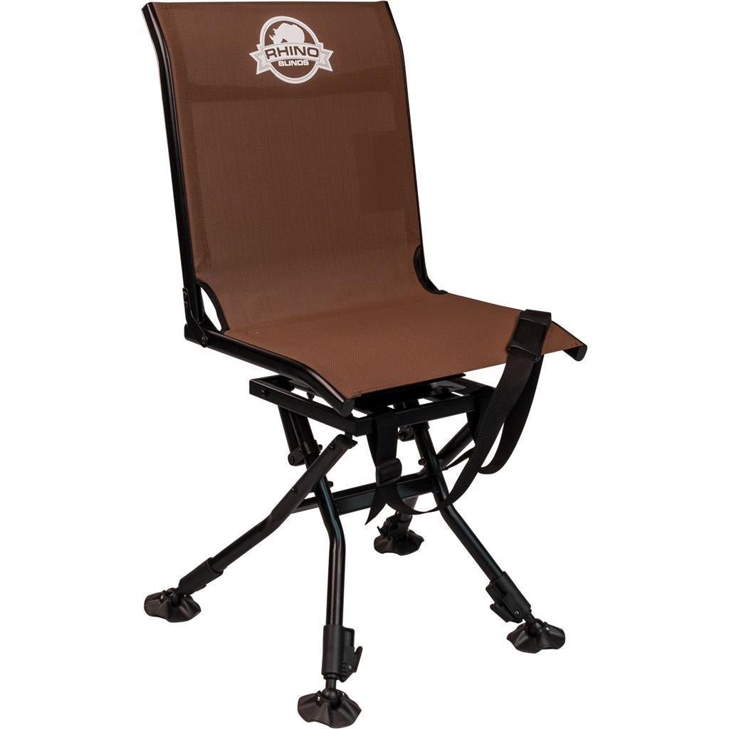 Rhino Blind Adjustable Swivel Chair Black Texteline