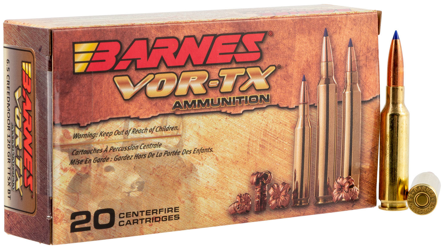 Barnes VOR-TX Tipped Boat Tail TSX Ammo