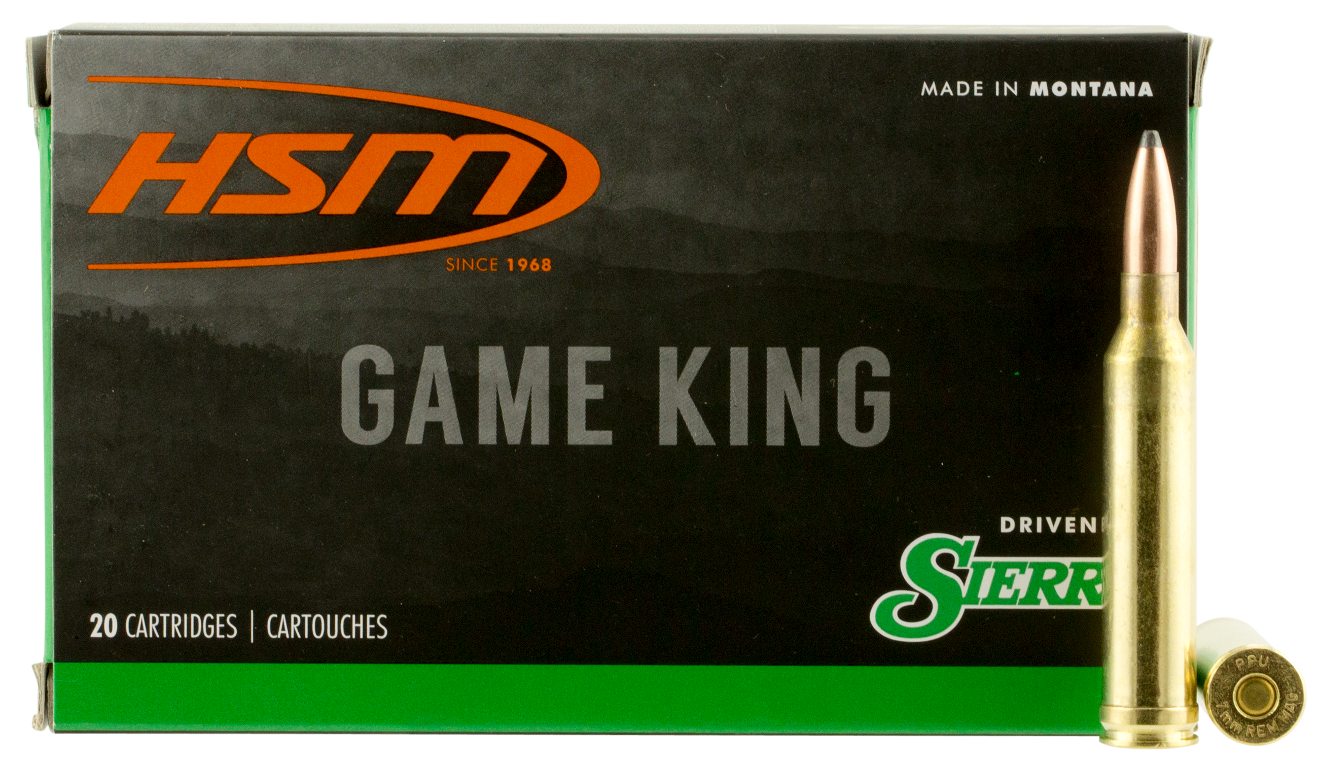 HSM 7MMMAG23N Game King SBT Ammo