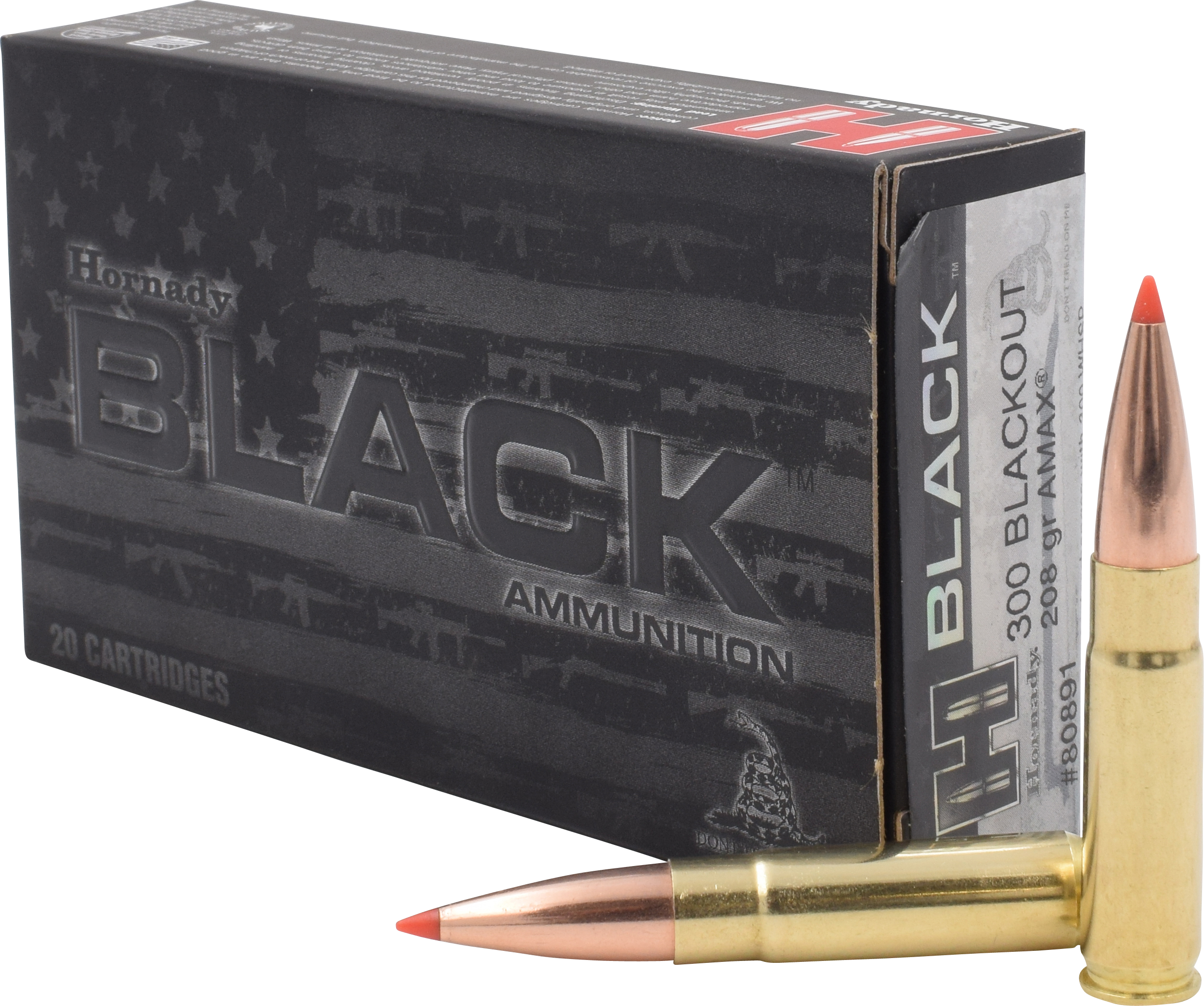 Hornady Black BlackoutWhisper A-Max Ammo