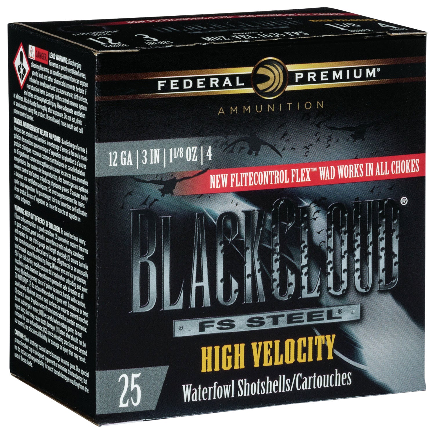 Federal Black Cloud FS Steel High Velocity 1-1/8oz Ammo