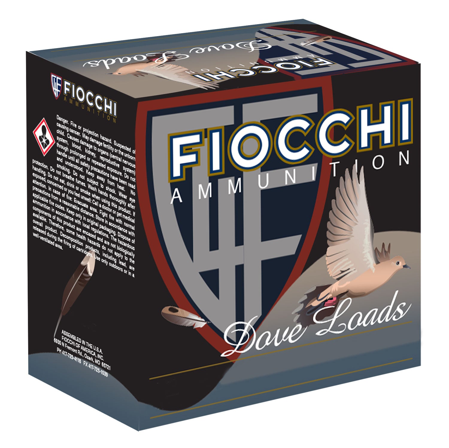 Fiocchi Shooting Dynamics Dove Loads 1oz Ammo