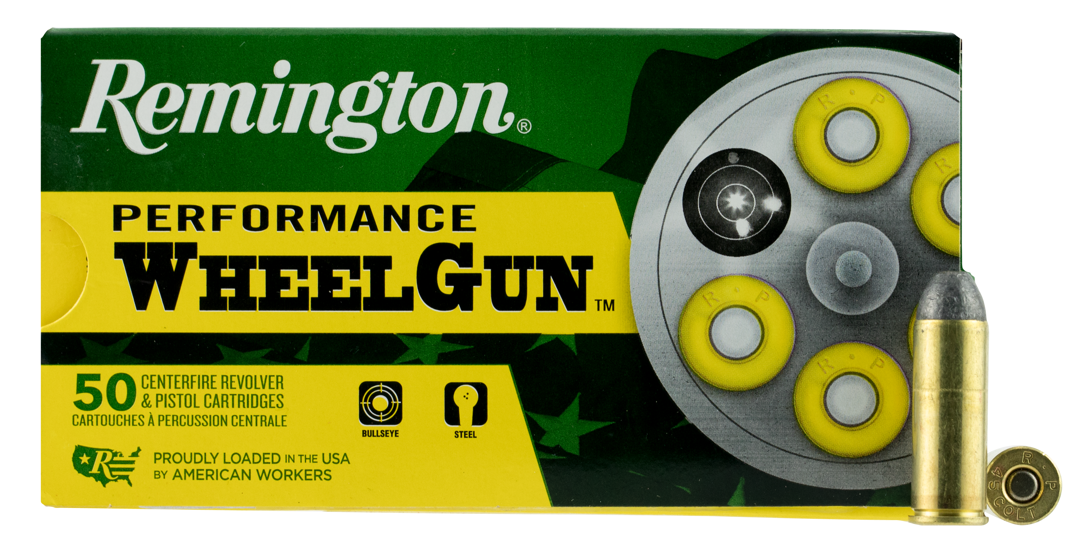 Remington Performance WheelGun Automatic Colt ACP Lead RN Ammo