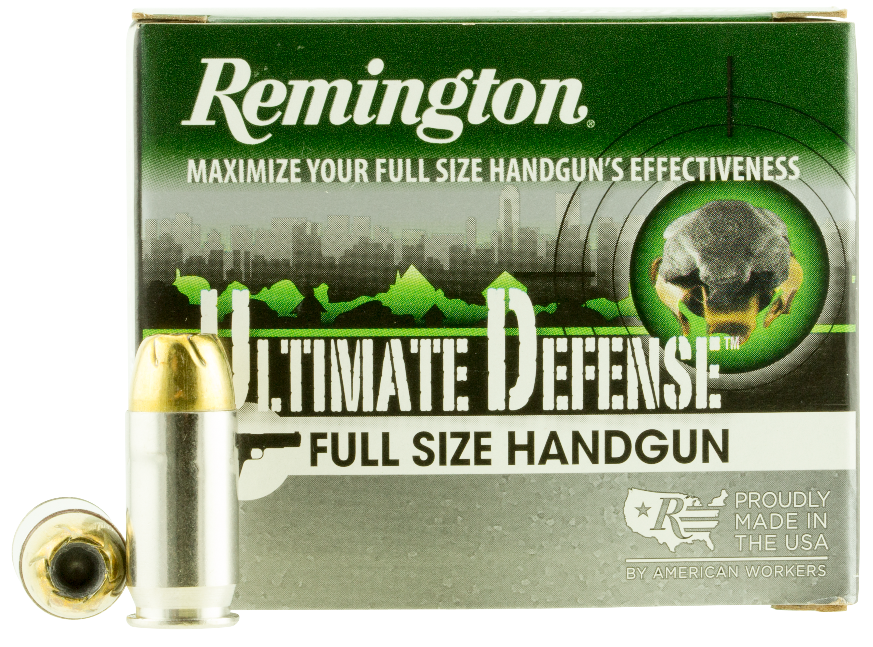 Remington Ultimate Defense Full Size Automatic Colt ACP Brass Jacket HP Ammo