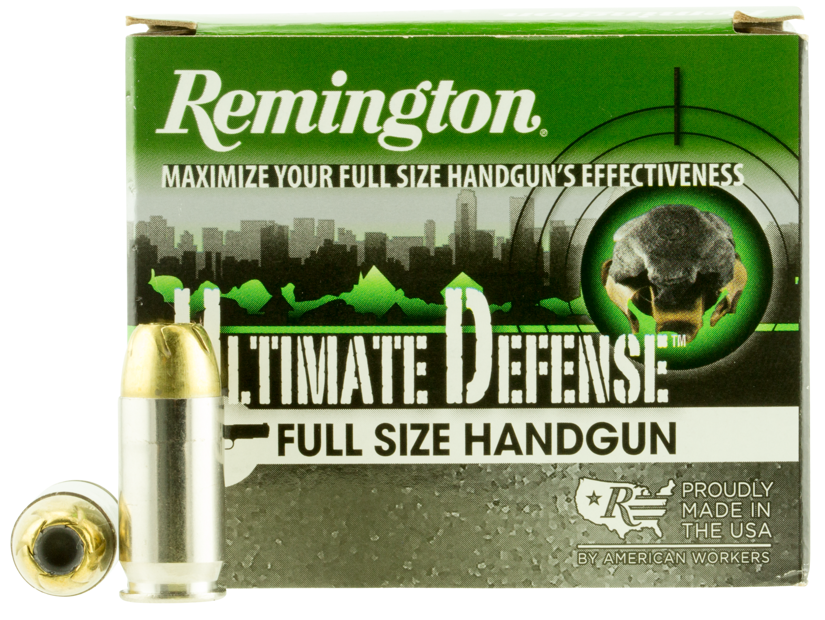 Remington Ultimate Defense Full Size Automatic Colt ACP Brass Jacket HP Ammo