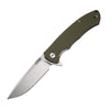 CJRB Taiga Folder 3.57 in Blade Green G-10 Handle