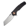 CJRB Crag Folder 3.42 in Blade Carbon Fiber Handle