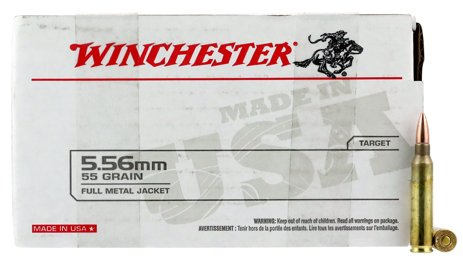 Winchester USA FMJ Ammo