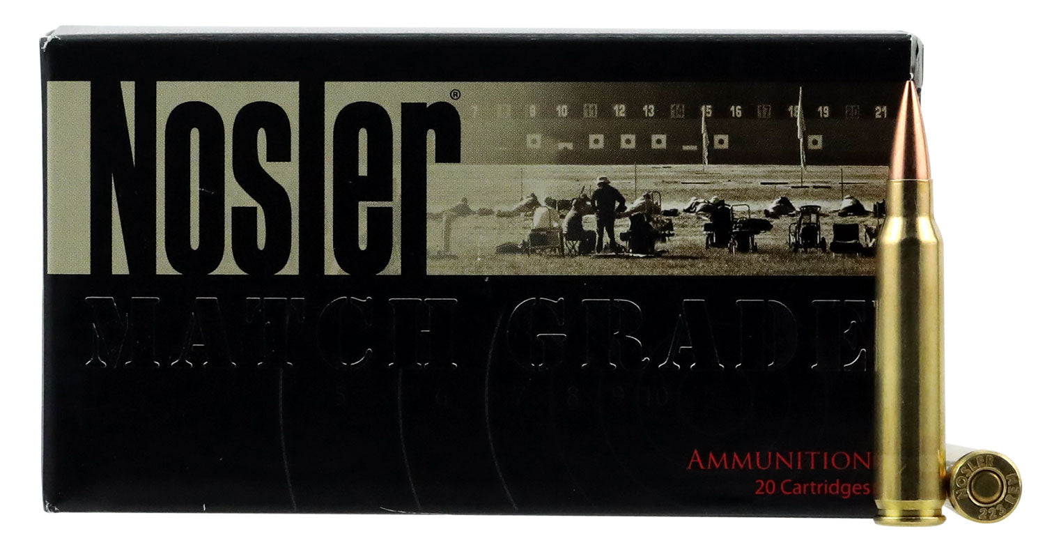 Nosler Match GradeF Boat Tail HP Ammo