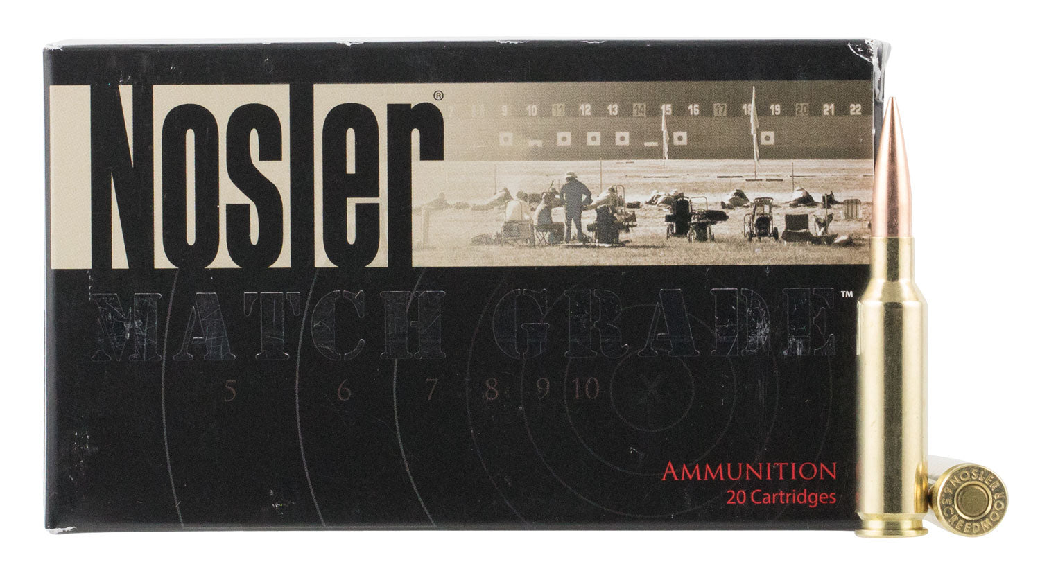 Nosler Match GradeF Boat Tail HP Ammo