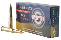 PPU PPM7 Match 7.62x54mmR 182 GR Full Metal Jacket 20 Bx/ 10 Cs