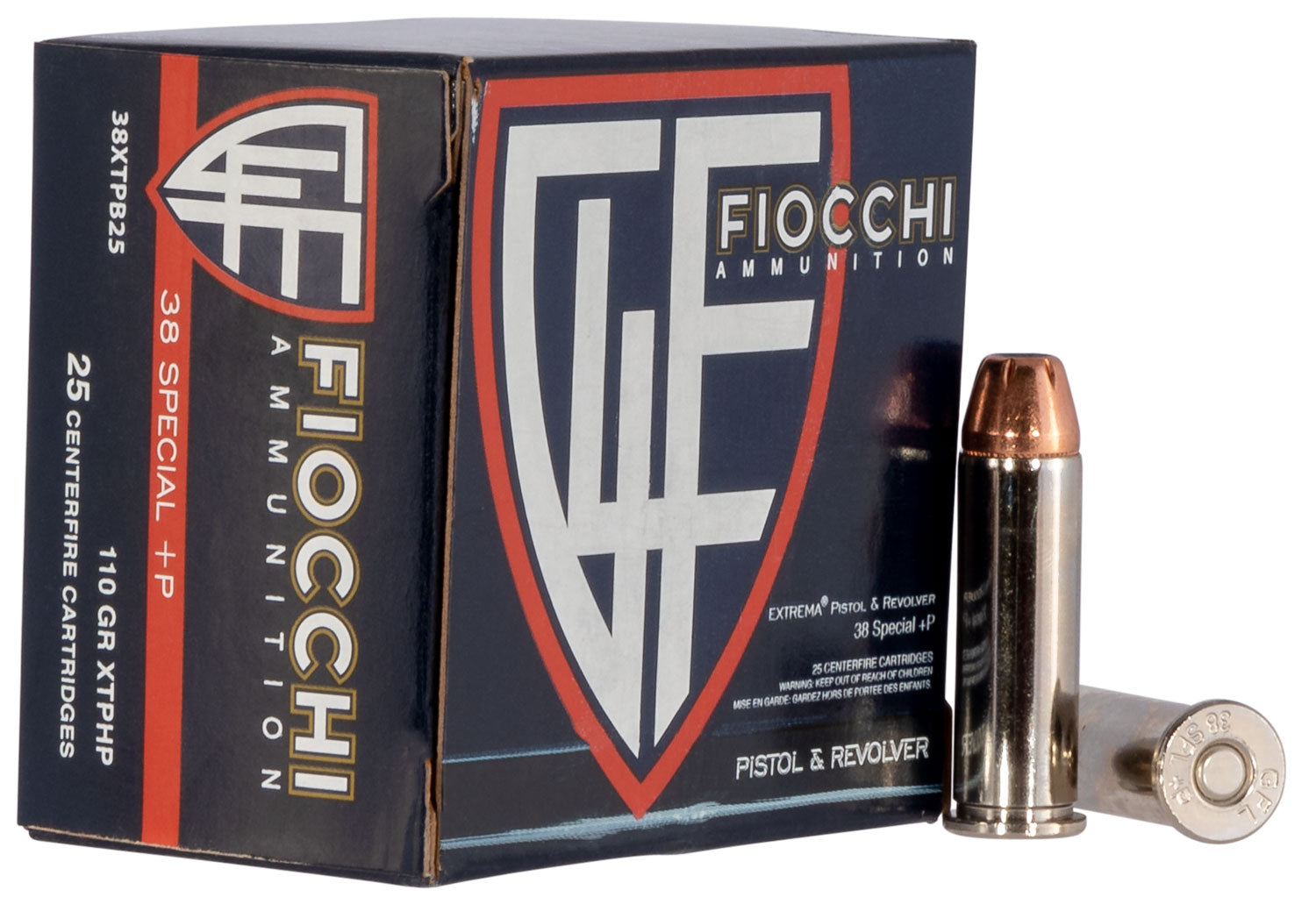 Fiocchi Extrema XTP JHP +P Ammo