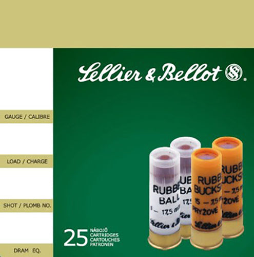 Sellier Bellot Sperical Ball Rubber 11/16oz Ammo