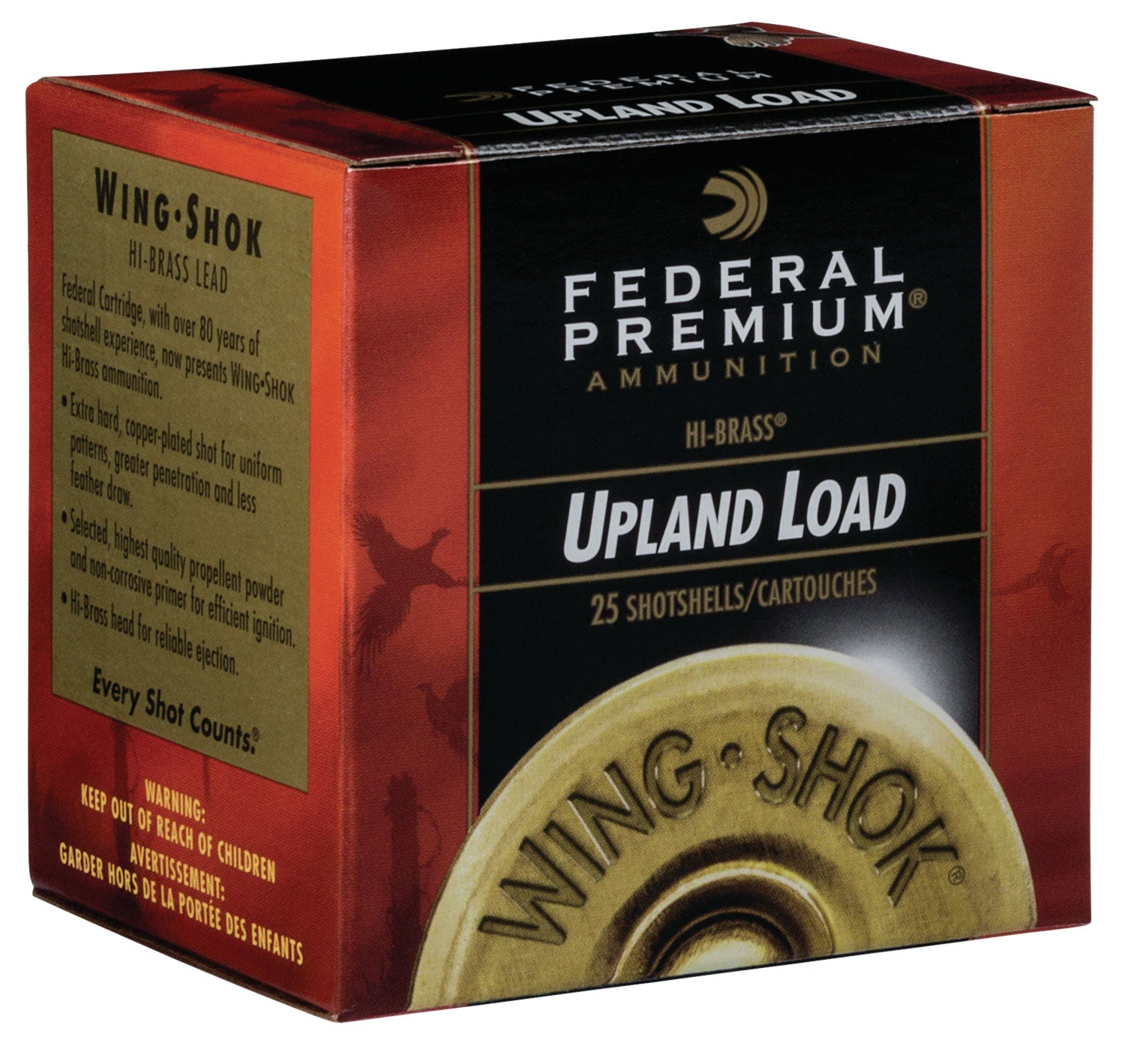 Federal Premium Upland Wing-Shok High Velocity 3/4oz Ammo