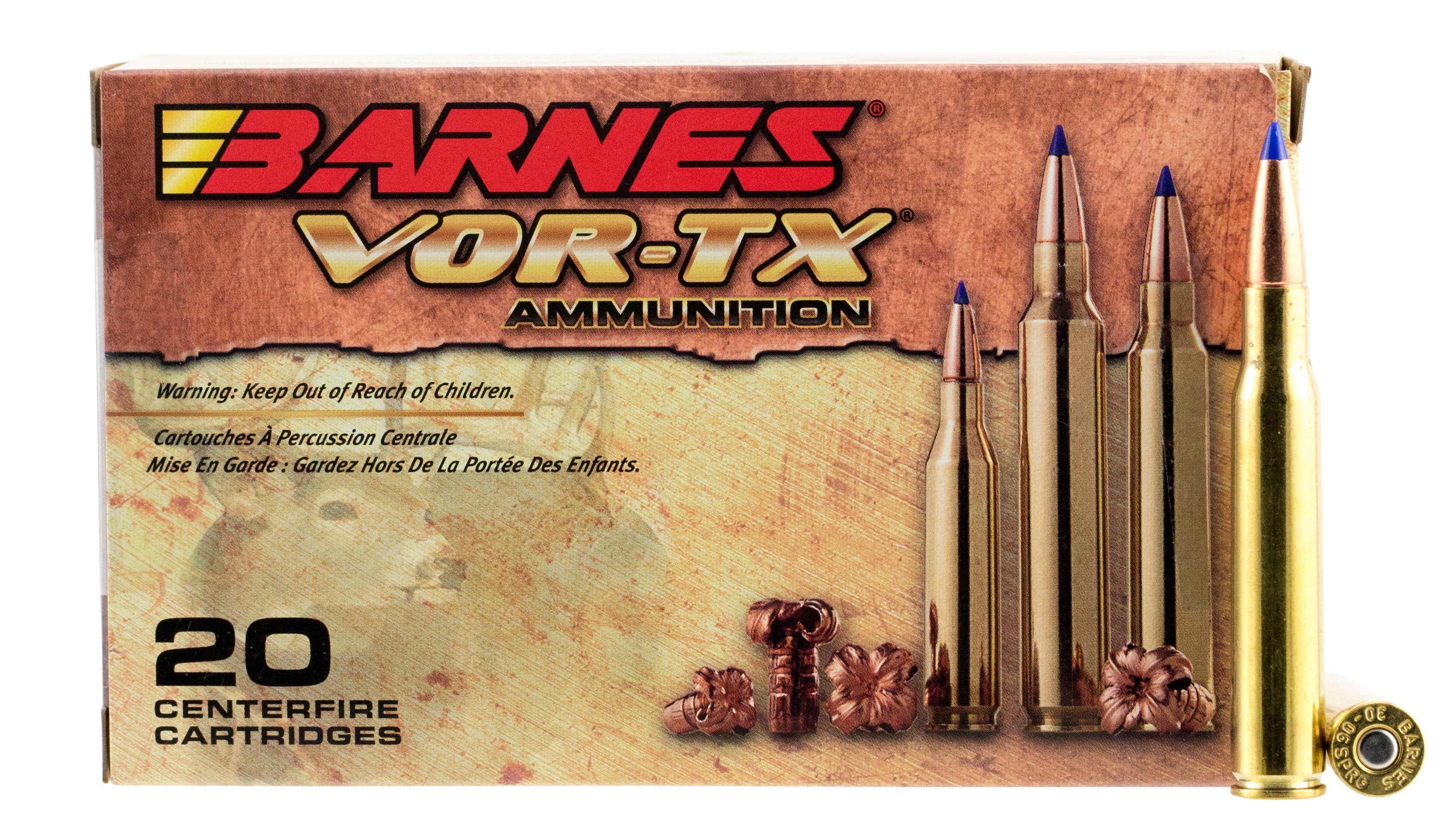 Barnes VOR-TX Springfield Tipped Boat Tail TSX Ammo