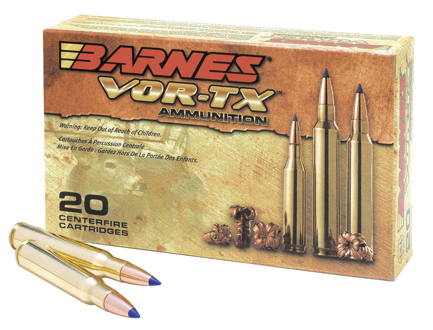 Barnes VOR-TX Tipped Boat Tail TSX Ammo