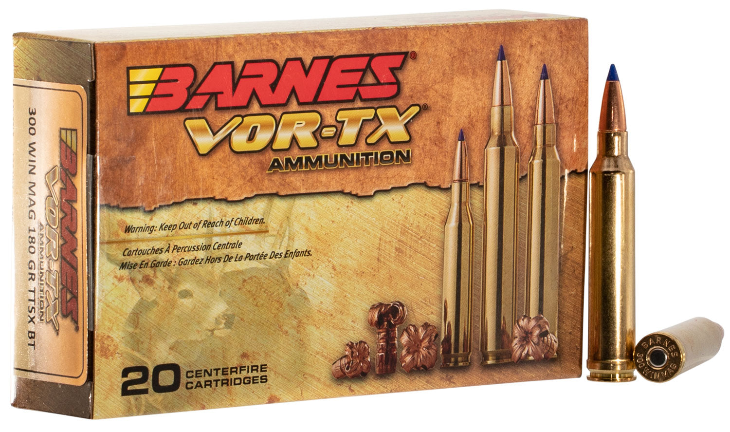 Barnes VOR-TX Tipped Boat Tail TSX Ammo