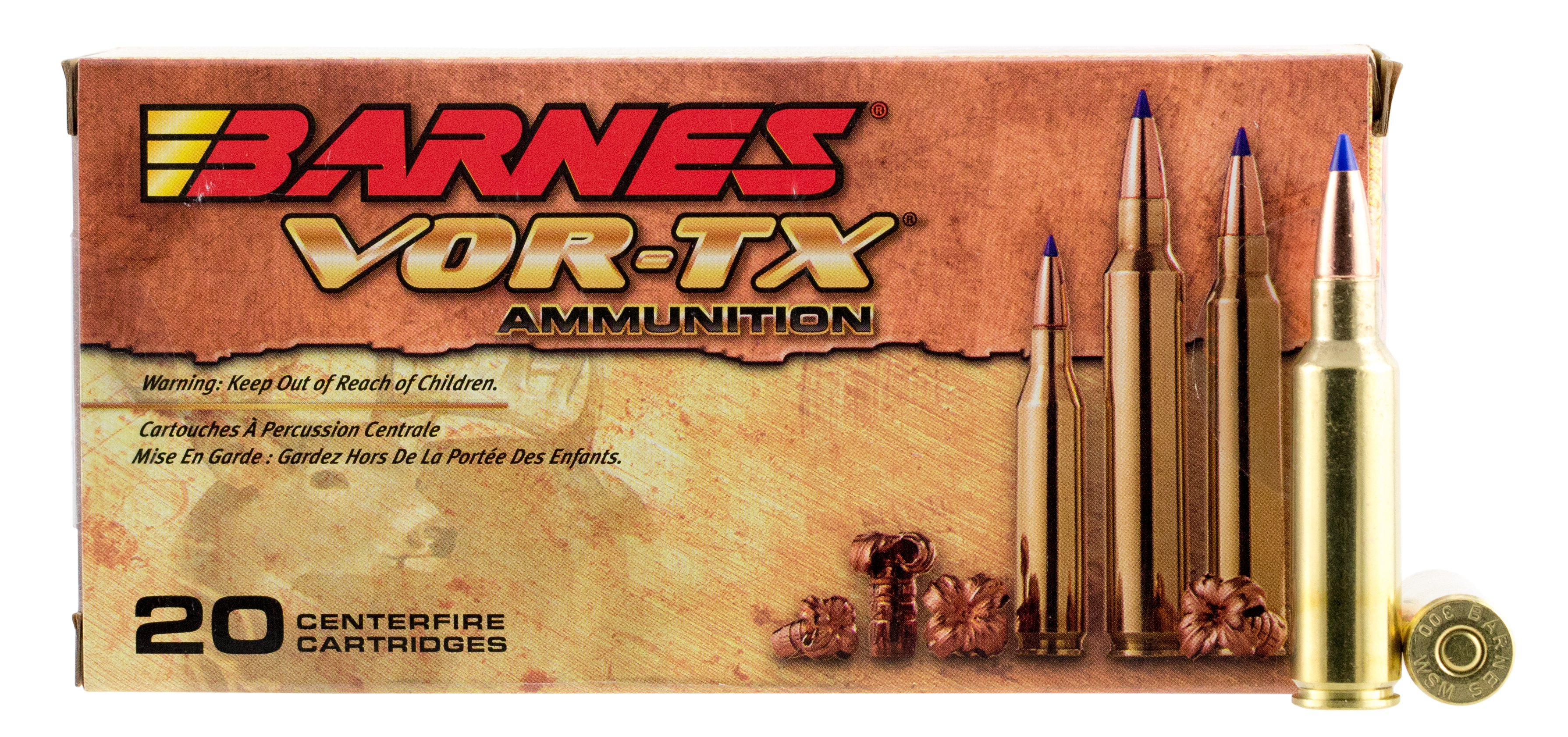 Barnes VOR-TX Win Short Mag Tipped Boat Tail TSX Ammo