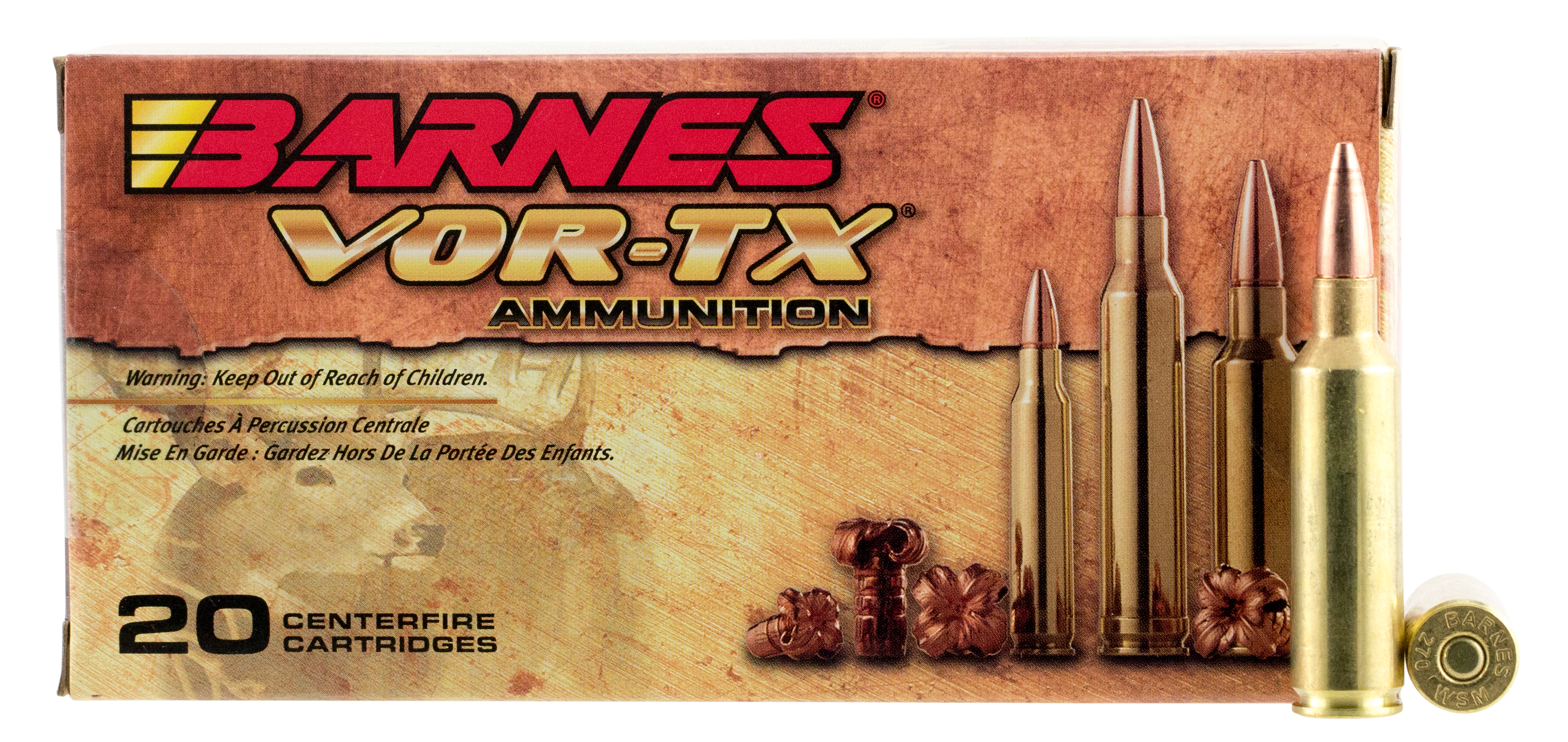 Barnes VOR-TX Win Short Mag Boat Tail TSX Ammo