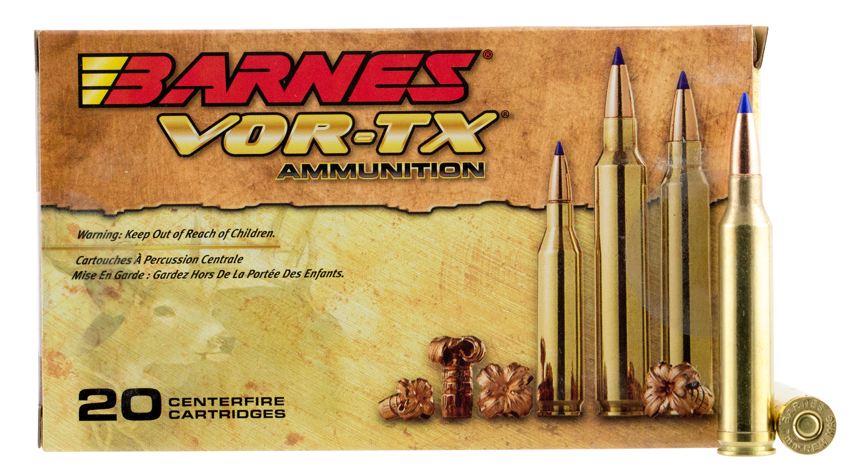 Barnes VOR-TX Tipped Boat Tail TSX Ammo