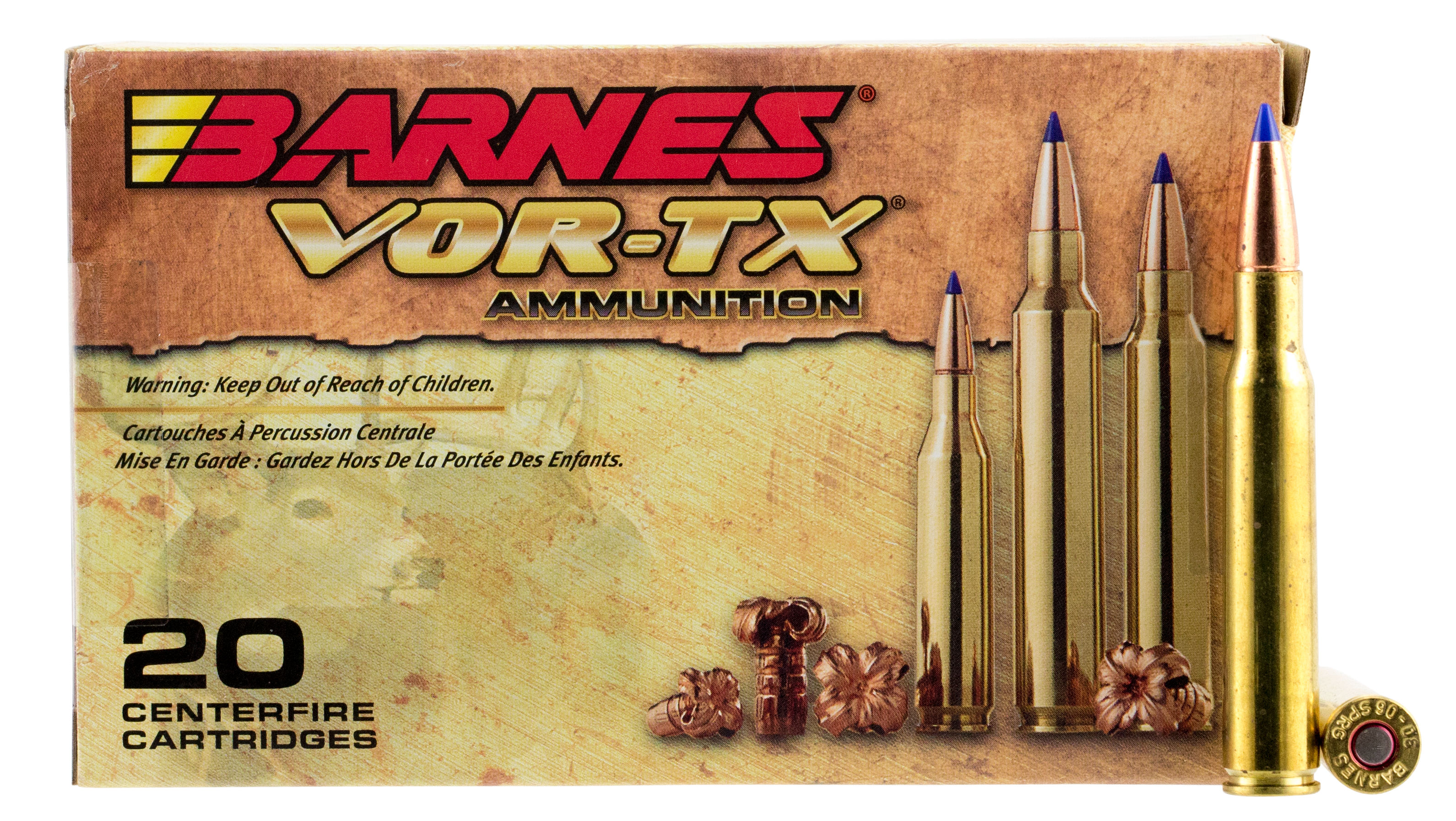 Barnes VOR-TX Springfield Tipped Boat Tail TSX Ammo