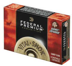 Federal P208TC Vital-Shok Trophy Copper Sabot Slug 20 Gauge 2.75" 5/8 oz Sabot Slug Shot 5 Bx/ 50