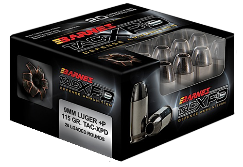 Barnes TAC-XPD TAC-XP +P Ammo