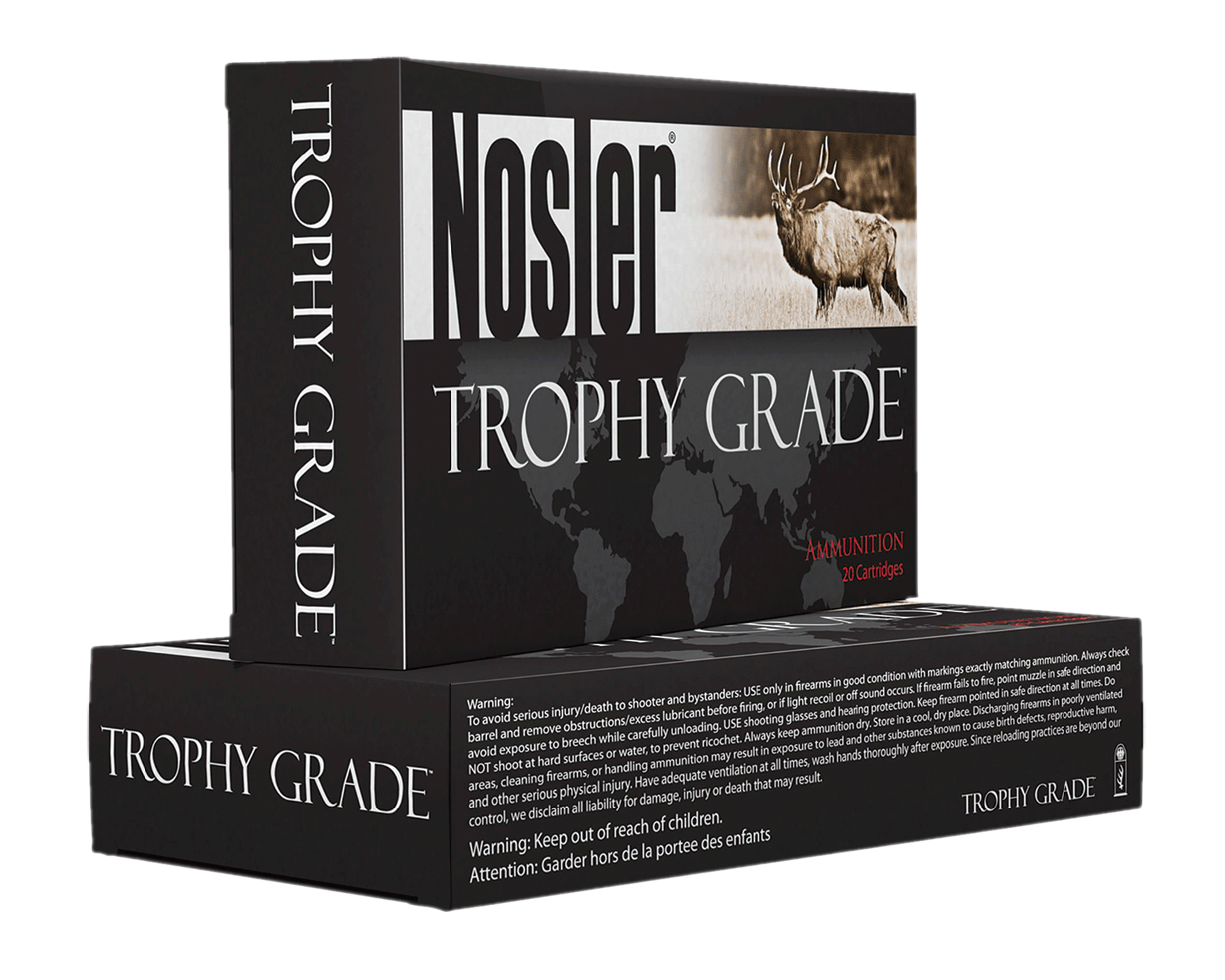 Nosler Trophy Mauser AccuBond Brass Ammo