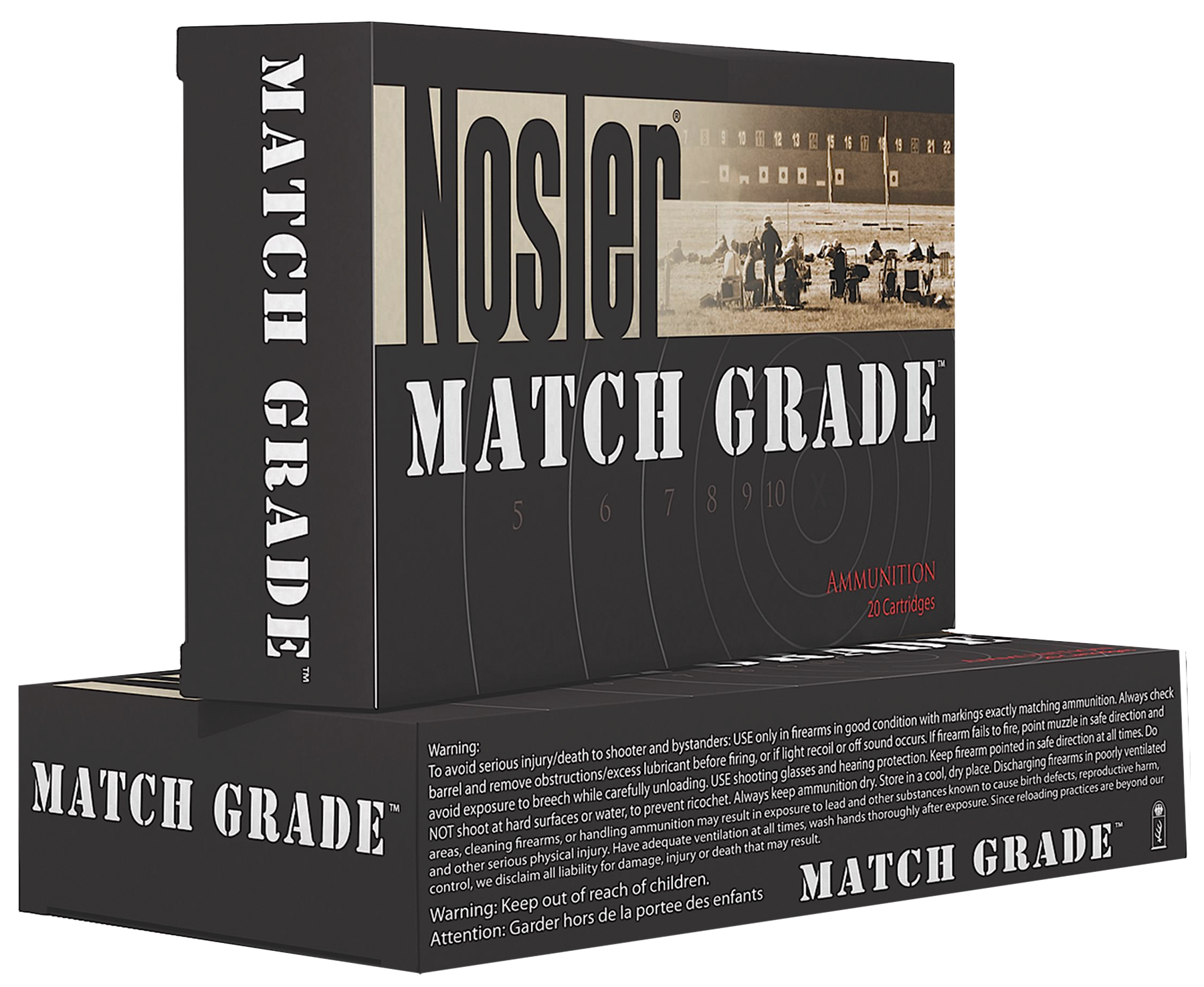 Nosler Match Grade JHP +P Ammo