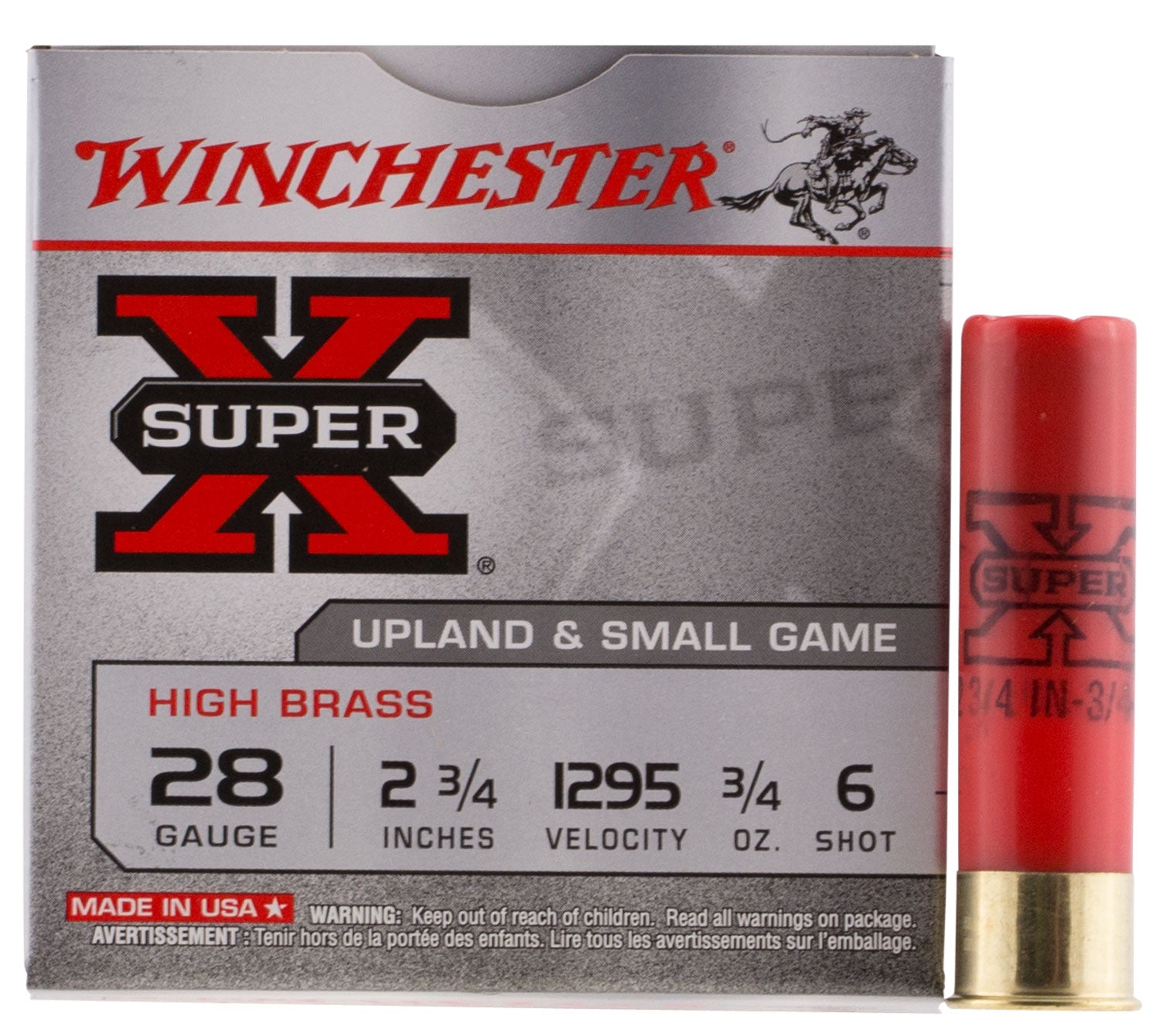 Winchester Super-X High Brass 3/4oz Ammo